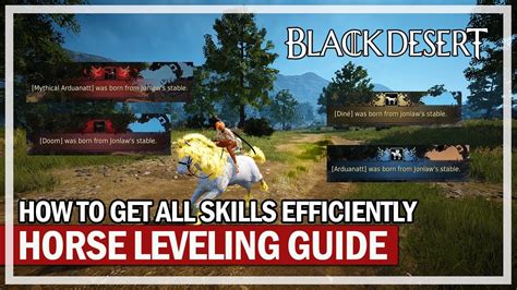 black desert online horse skill after lv 30|bdo horse skill levels.